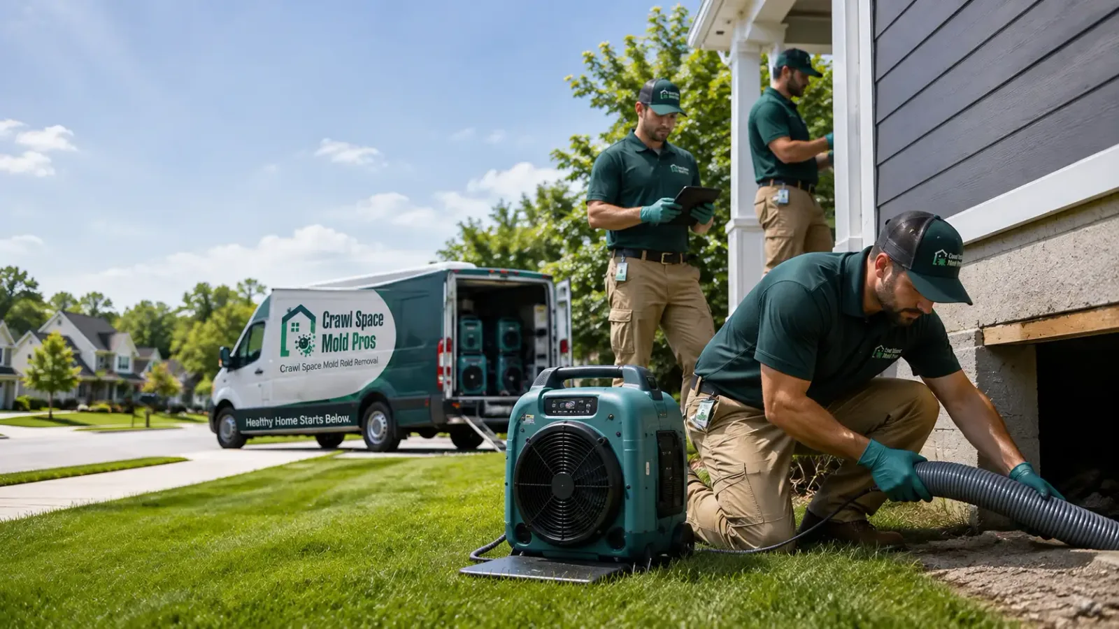 Crawl Space Mold Removal in Elmira, CA